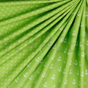 KATOENEN POPLIN KLEINE ANKERS LIMOEN (thumbnail) #2