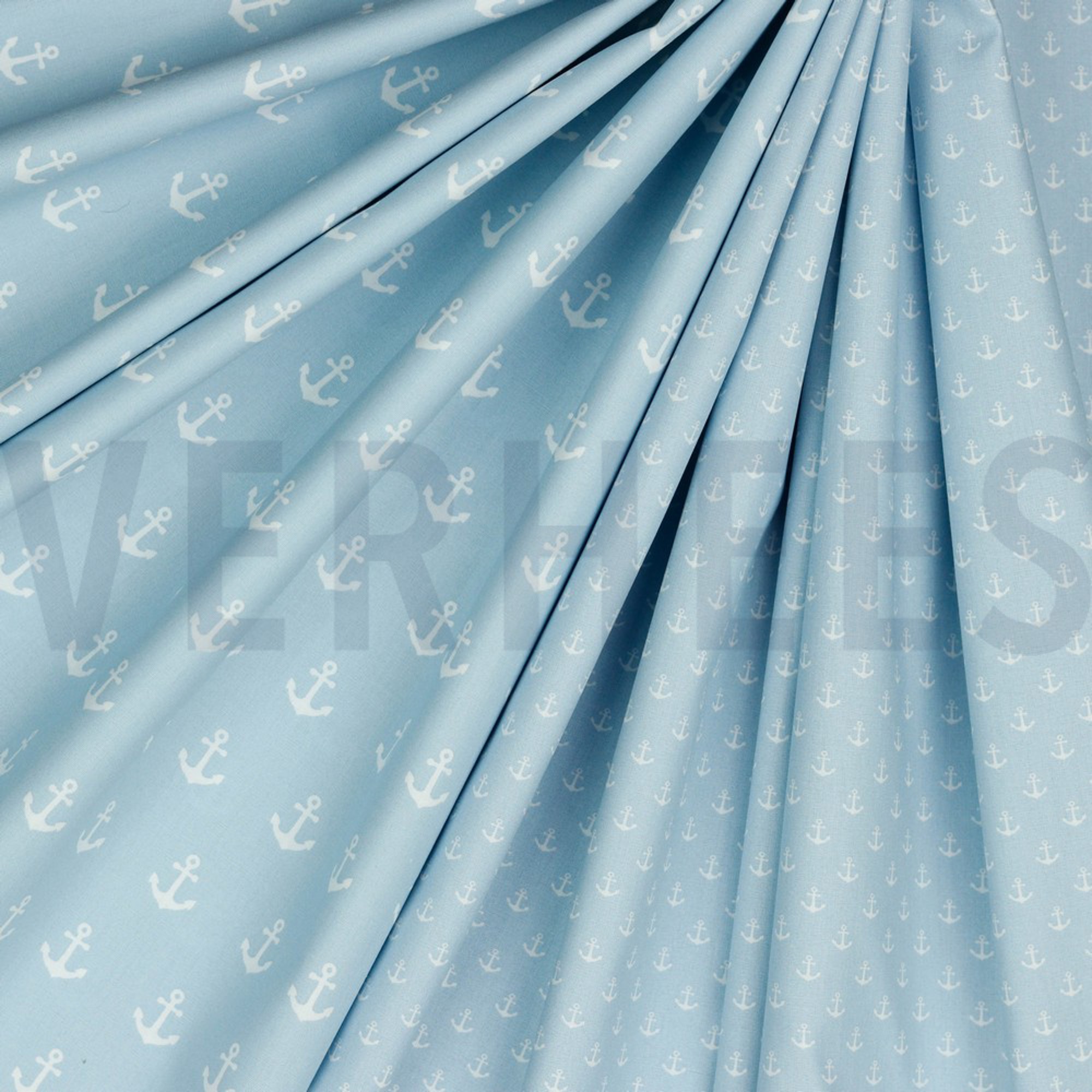 POPLIN PETIT ANCHORS LIGHT BLUE (high resolution) #2