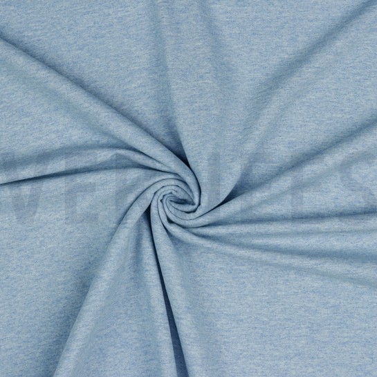FRENCH TERRY BLAU MELIERT #7