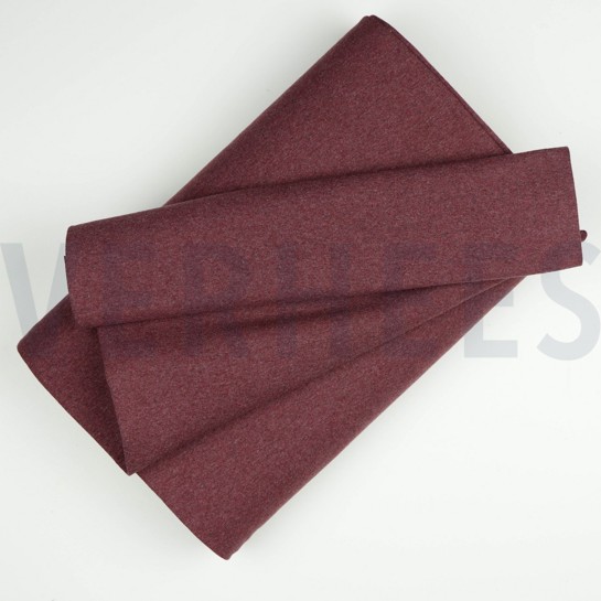 BÜNDCHEN AUBERGINE MELIERT #7