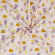 DOUBLE GAUZE GOTS DOTS LIGHT ROSE (thumbnail) #2