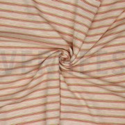 FRENCH TERRY STRIPES ROSE MELANGE (thumbnail) #2