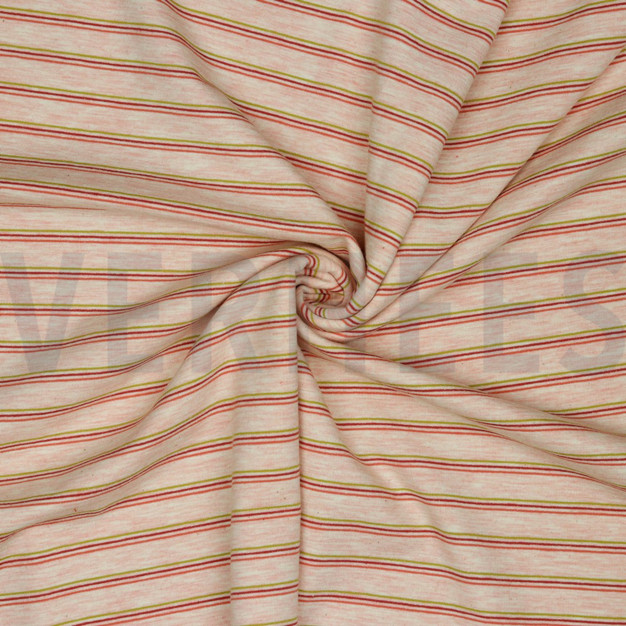 FRENCH TERRY STRIPES ROSE MELANGE (high resolution) #2