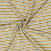 JERSEY STREIFEN LUREX OCKER/SILBER (thumbnail) #2