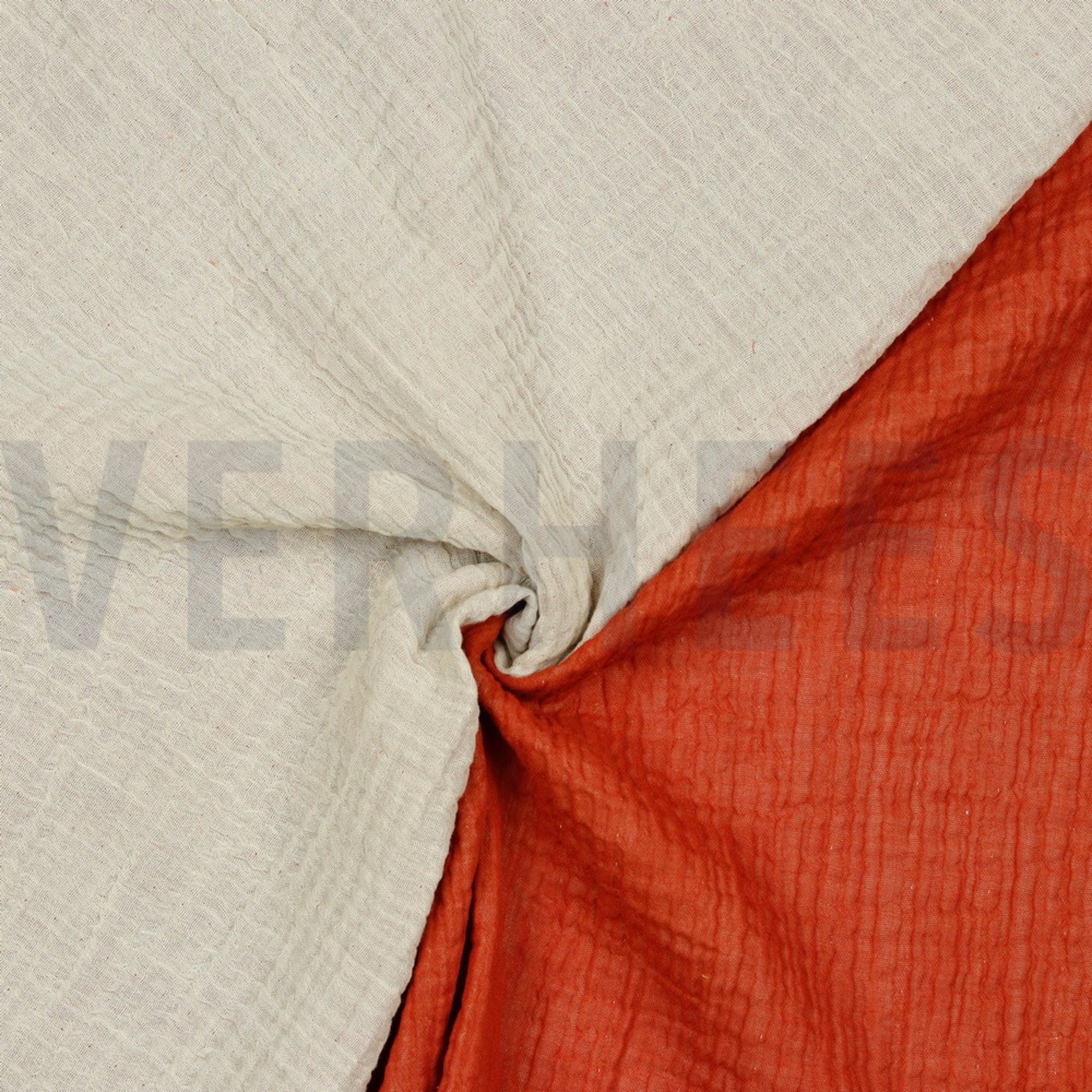 DOPPELSEITIGE MUSSELIN GOTS TERRACOTTA (high resolution) #2