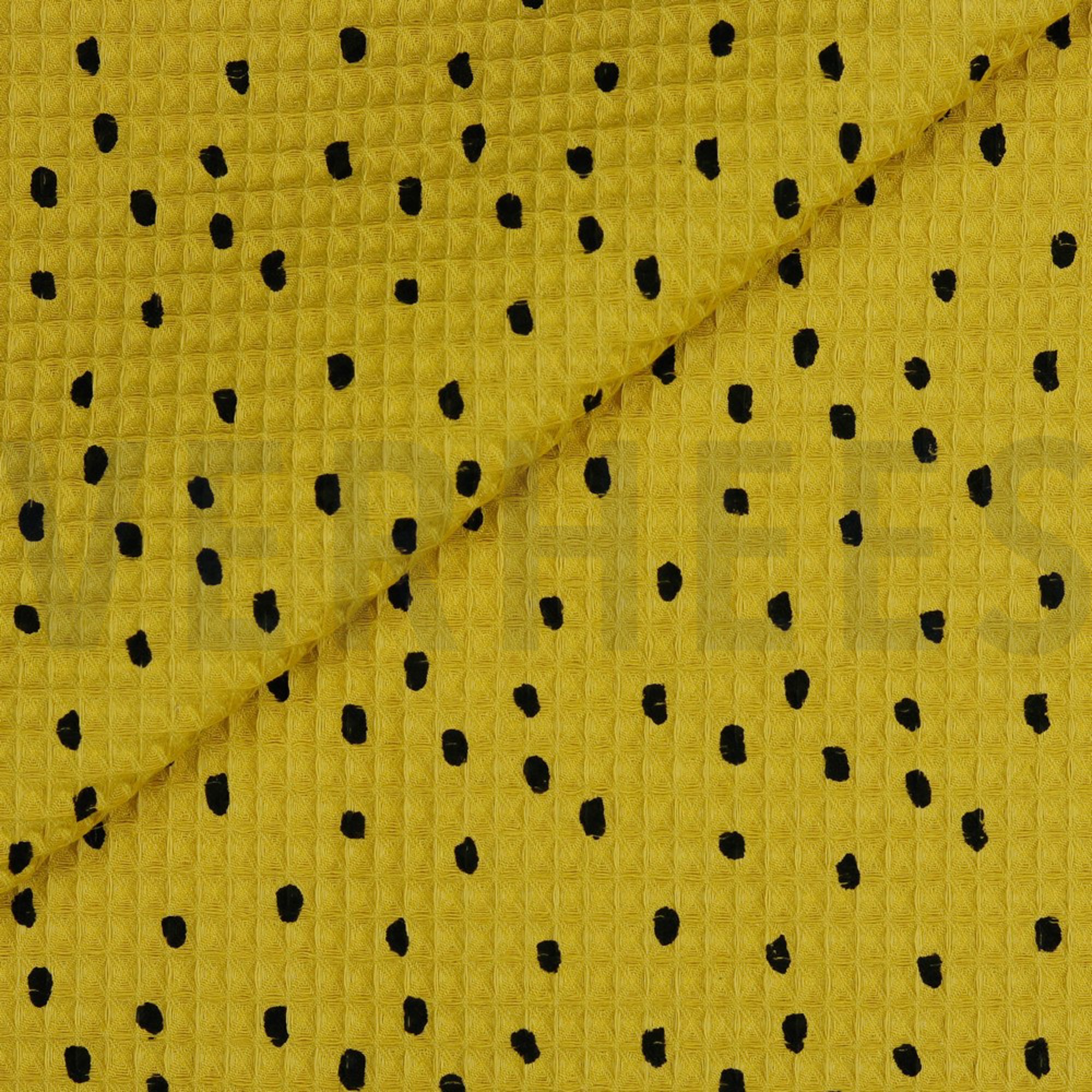 WAFFLE DOTS OCHRE (high resolution) #2