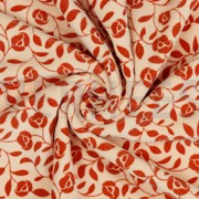 NICKY VELOURS FLEURS SAUMON (thumbnail) #2