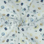 POPLIN DIGITAL SPACE WHITE (thumbnail) #2