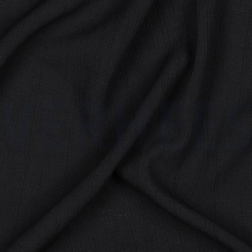 LEINEN VISKOSE CRINKLE SCHWARZ #7