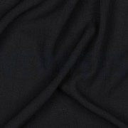 LEINEN VISKOSE CRINKLE SCHWARZ (thumbnail) #2