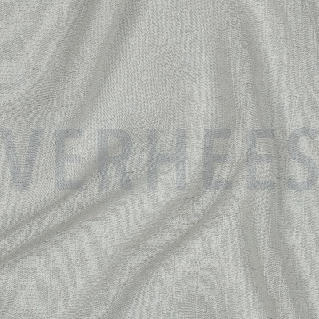 LEINEN VISKOSE CRINKLE GEBROCHEN WEISS #7