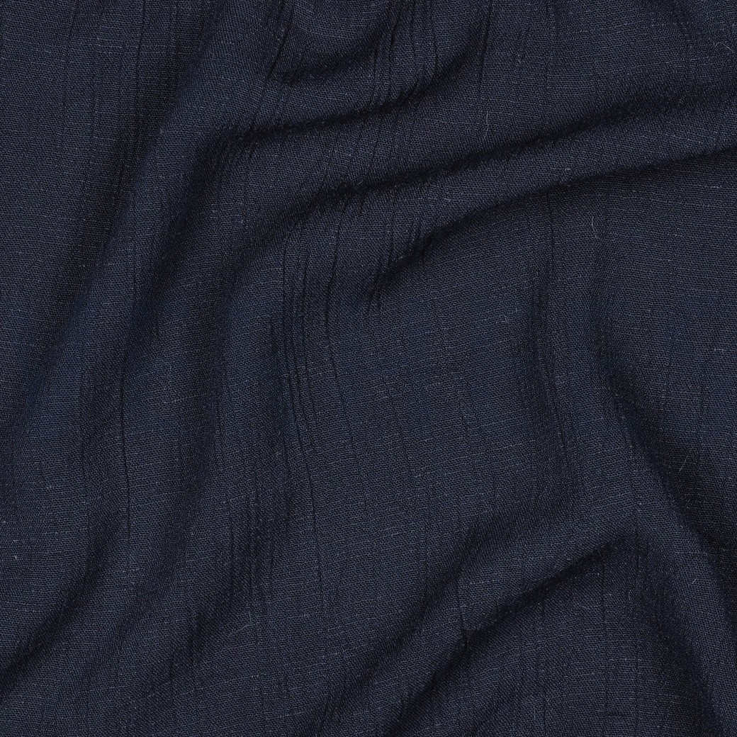 LINNEN VISCOSE KRINKEL MARINEBLAUW #7