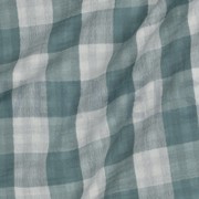 DOUBLE GAUZE DOUBLE SIDED CHECKS GREEN (thumbnail) #2
