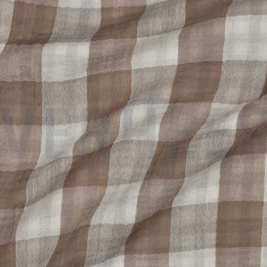 MUSSELIN DOPPELSEITIG KAROS SAND #7