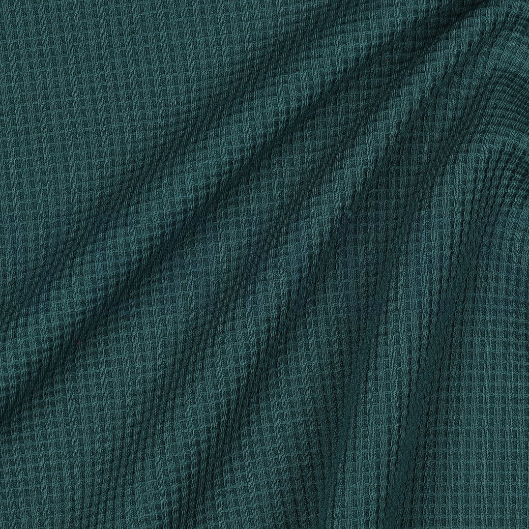 WAFFLE JERSEY GOTS DARK GREEN #7
