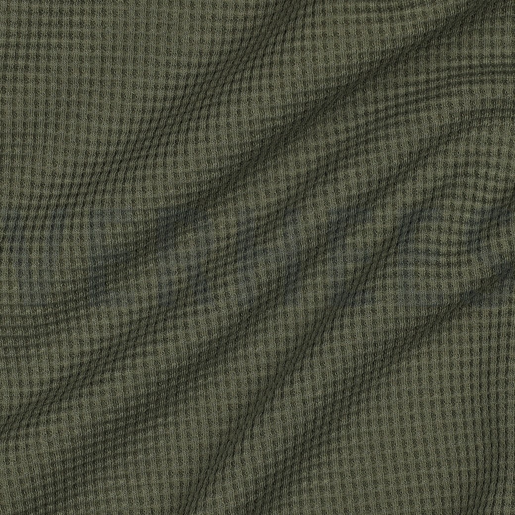WAFFLE JERSEY GOTS ARMY GREEN #7