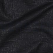 DOUBLE GAUZE FOLIE ZWART (thumbnail) #2