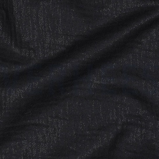 DOUBLE GAUZE FOLIE ZWART #7