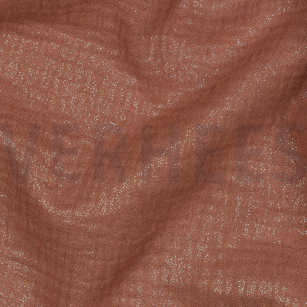DOUBLE GAUZE FOLIE COGNAC #7