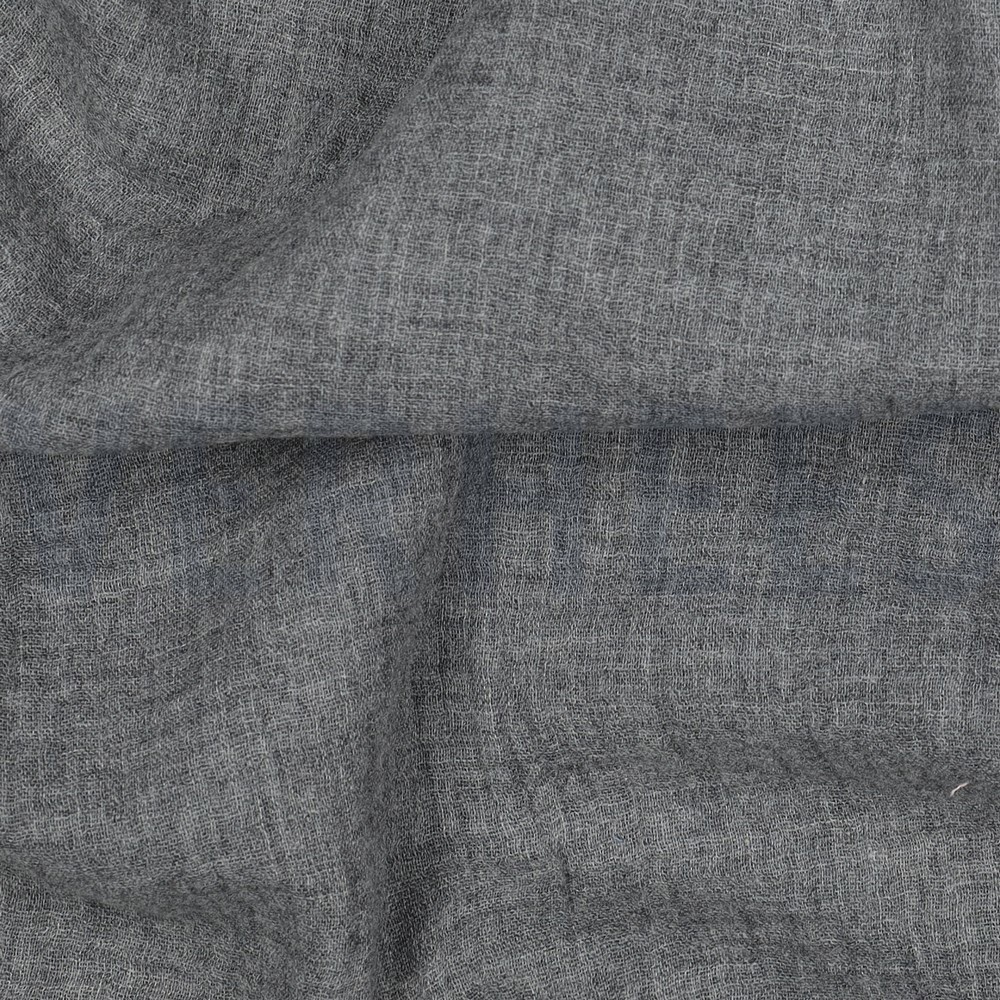 DOUBLE GAZE DE COTON MÉLANGE GRIS CHINÉ #7