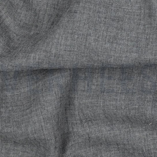 DOUBLE GAZE DE COTON MELANGE GRIS CHINÉ #7