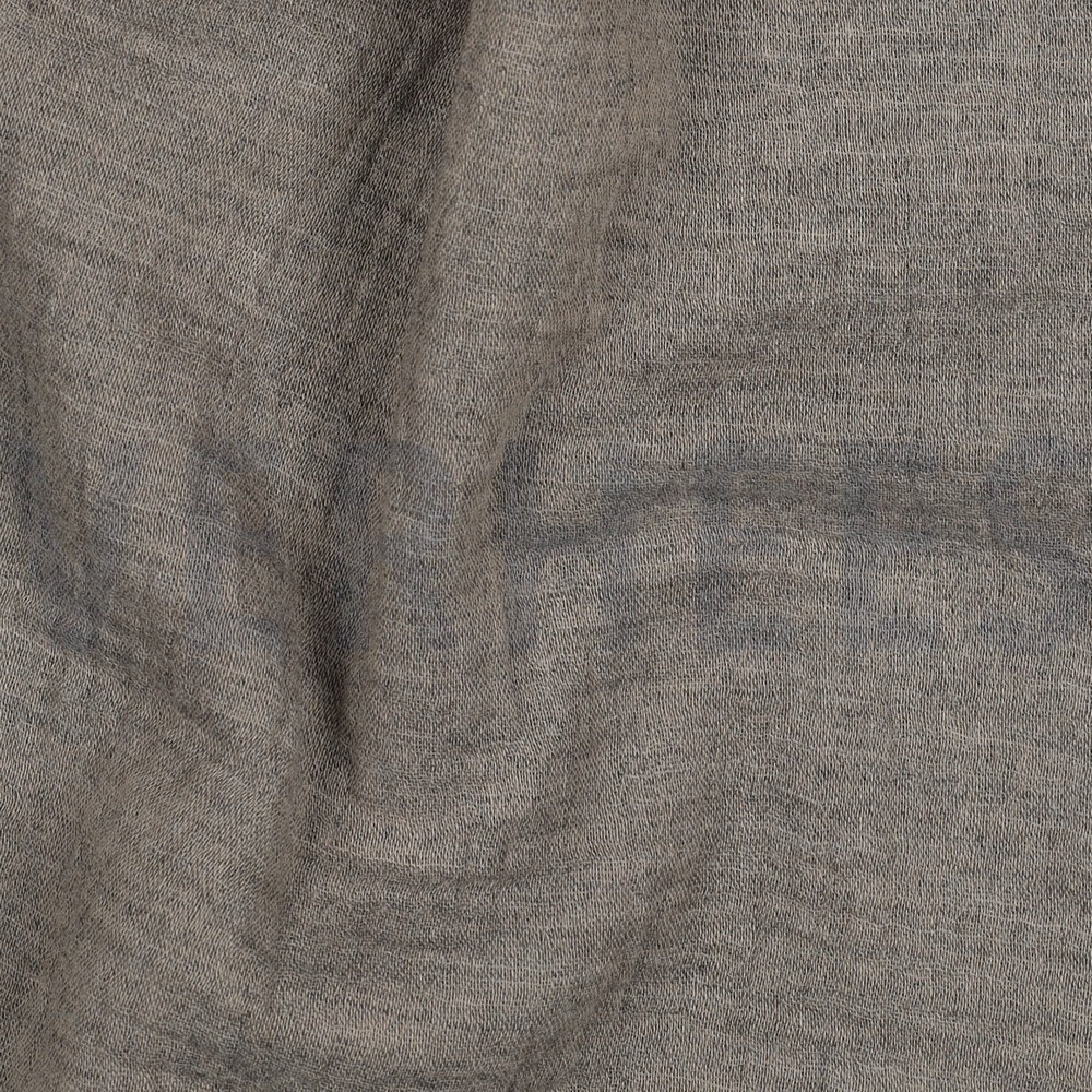 DOUBLE GAZE DE COTON MÉLANGE TAUPE CHINÉ #7