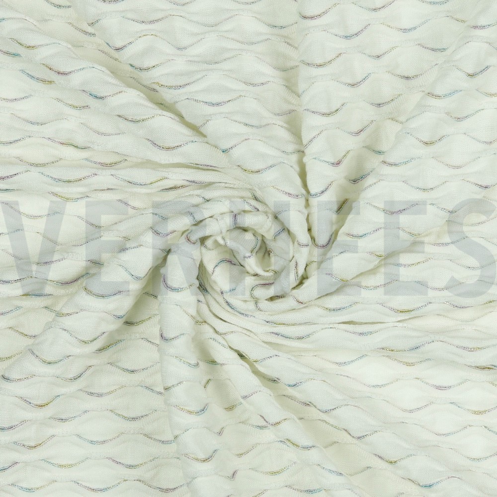 JACQUARD JERSEY LUREX OFF WHITE #7