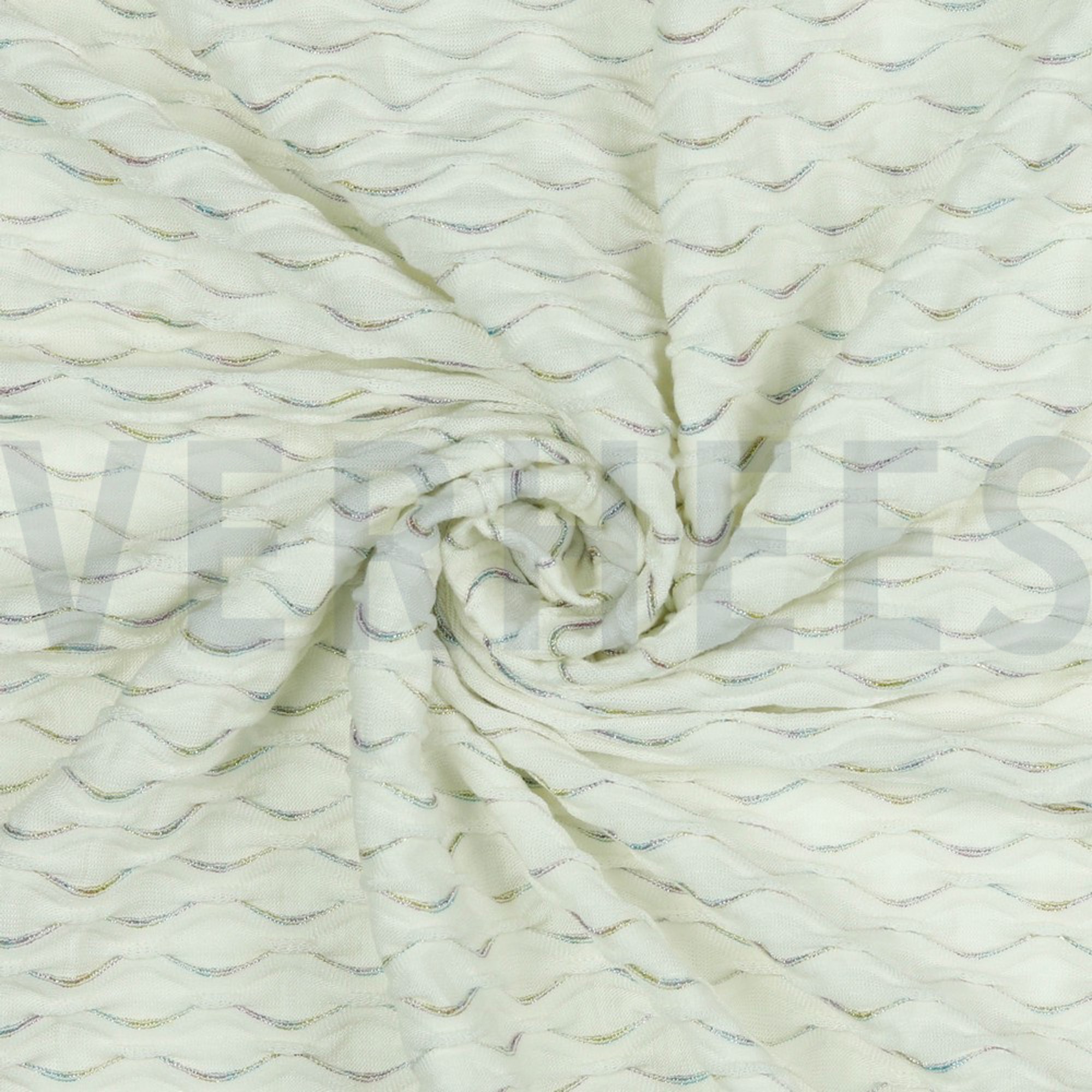 JACQUARD JERSEY LUREX GEBROCHEN WEISS (high resolution) #2