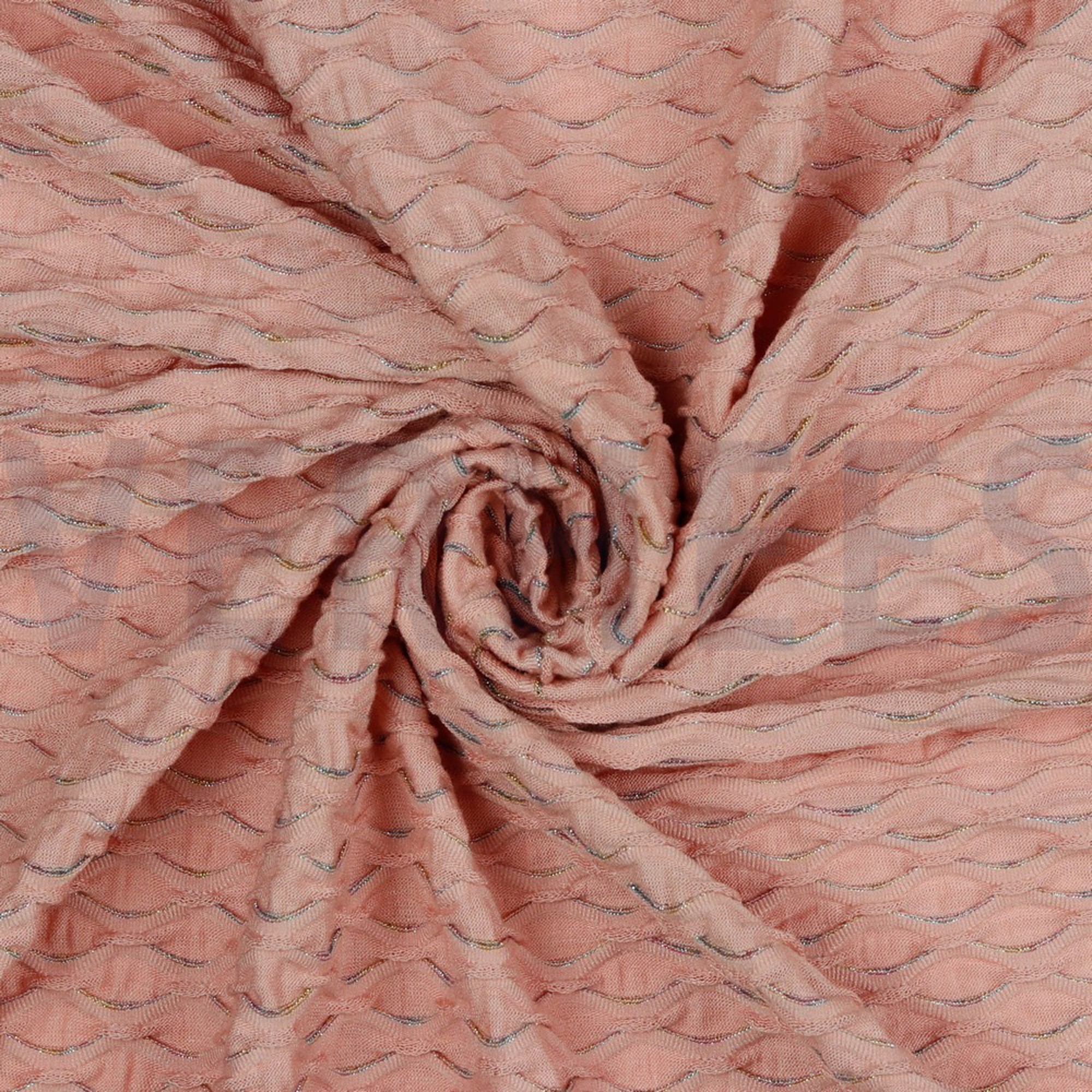 JACQUARD JERSEY LUREX ROSE (high resolution) #2