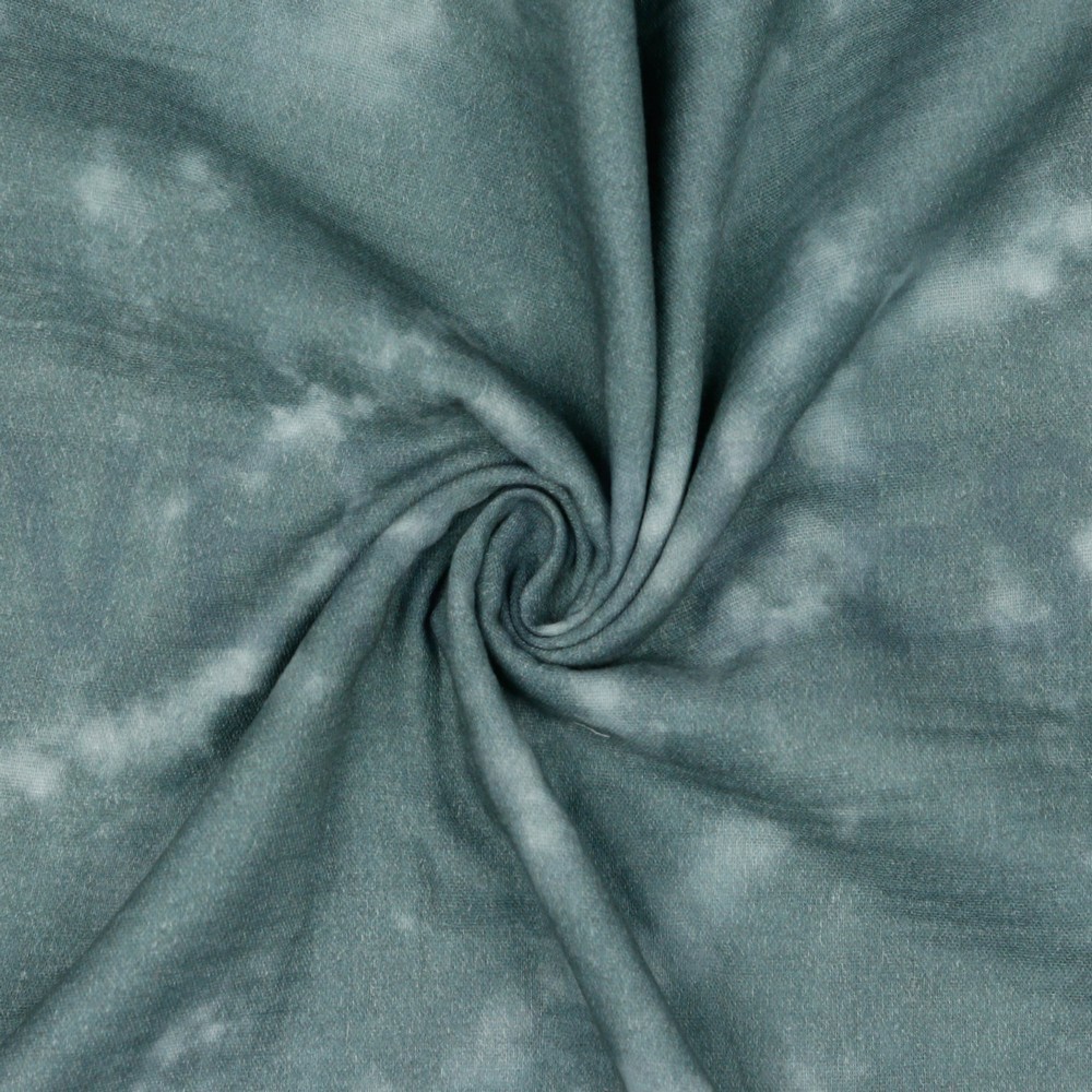 MUSSELIN DIGITAL TIE DYE FELSENGRAU #7