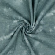 DOUBLE GAUZE DIGITAAL TIE DYE STEENGRIJS (thumbnail) #2