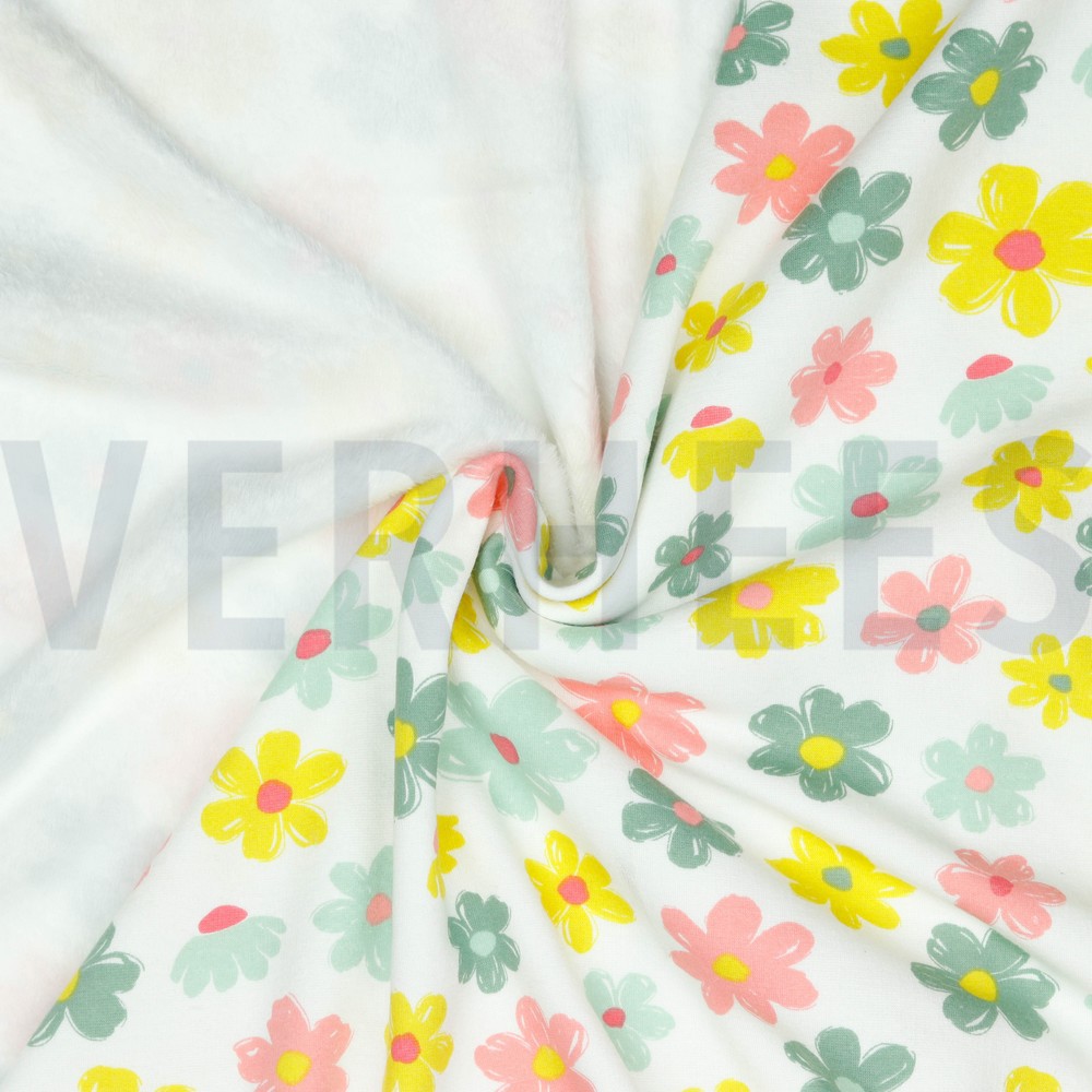 PURRING FUR FLEURS BLANC #7