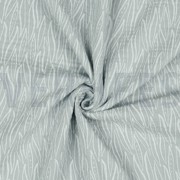 MUSSELIN BLÄTTER HELLGRAU (thumbnail) #2