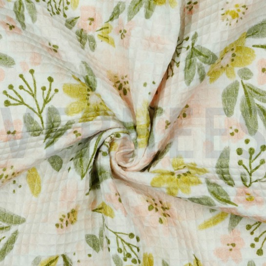 WAFEL DIGITAAL BLOEMEN WIT #7