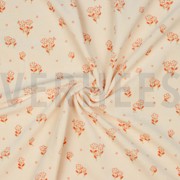 NICKY VELOURS FLOWERS LIGHT SALMON (thumbnail) #2