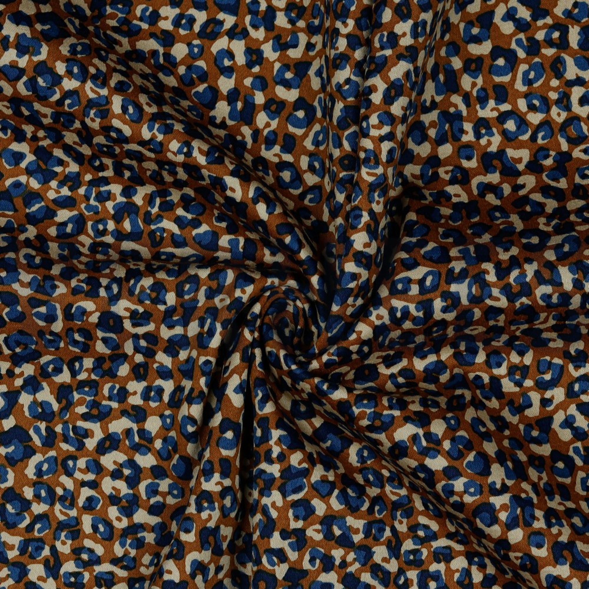 KATOEN SATIJN STRETCH DIERENHUID ROEST (high resolution) #2