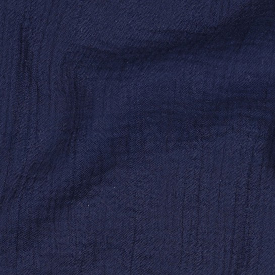 DOUBLE GAUZE MARINEBLAUW #7
