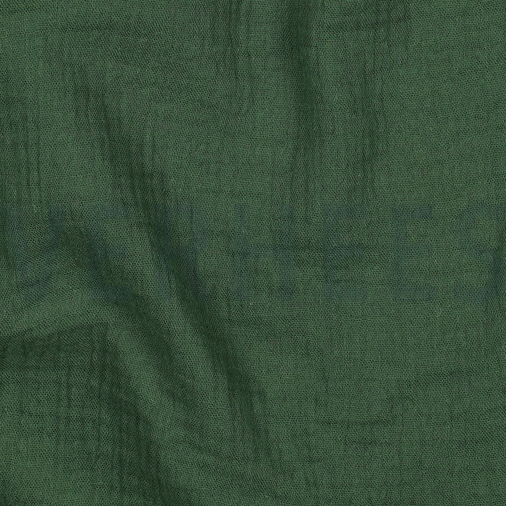 DOUBLE GAUZE DARK GREEN #7