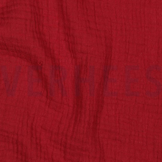 DOUBLE GAUZE WINE RED #7