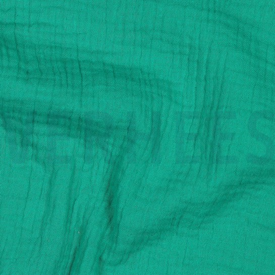 DOUBLE GAZE DE COTON VERT #7