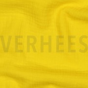 DOUBLE GAZE DE COTON JAUNE CITRON (thumbnail) #2