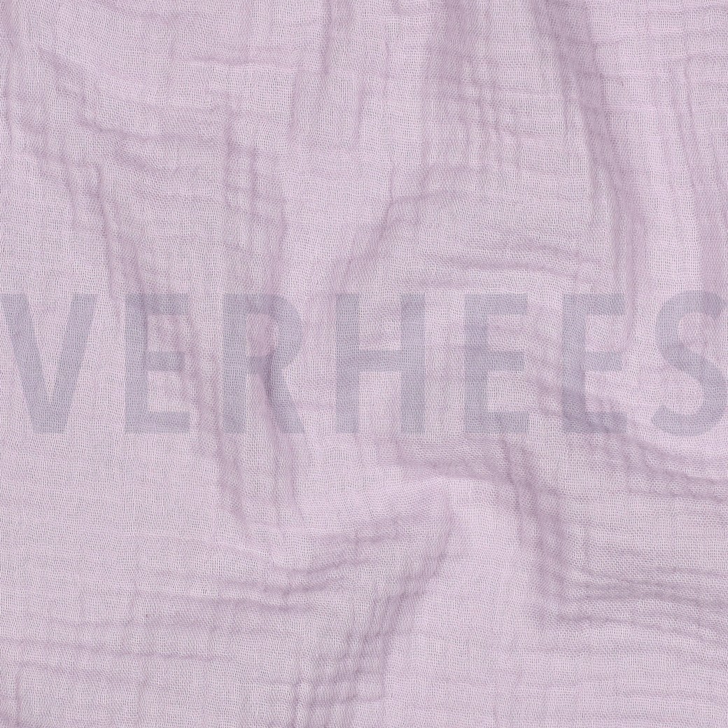 DOUBLE GAZE DE COTON LILAS CLAIR #7