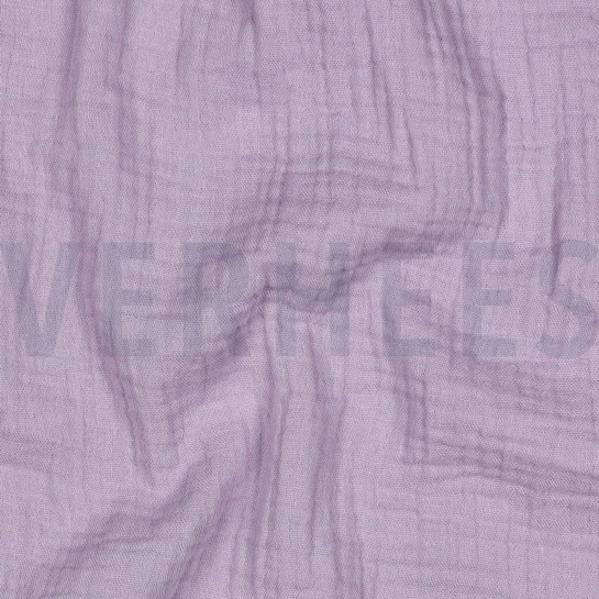 DOUBLE GAUZE DONKER LILA #7