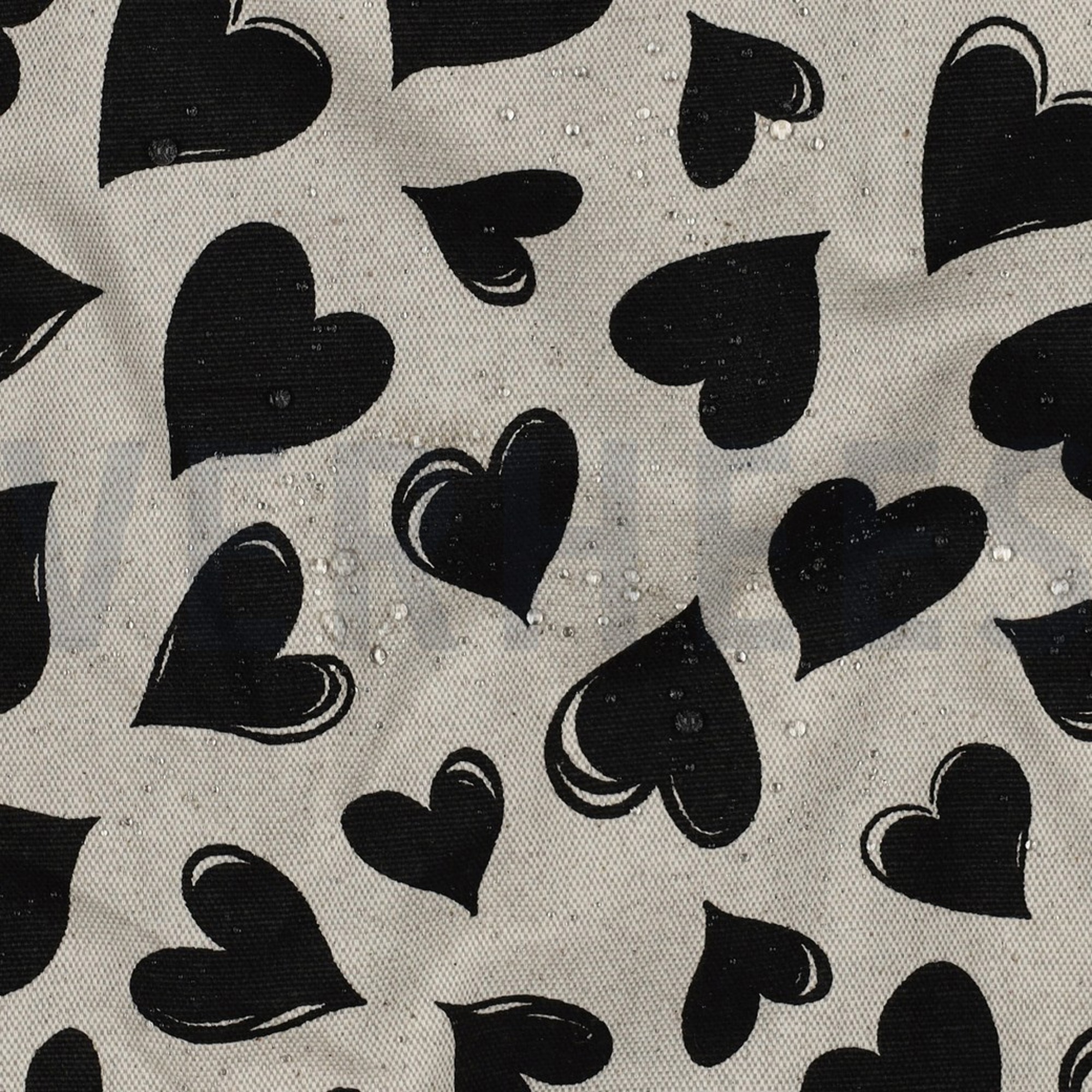 COATED CANVAS LINNENLOOK HARTEN ZWART (high resolution) #2