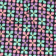 COTON ENDUIT FLEURS NOIR (thumbnail) #2