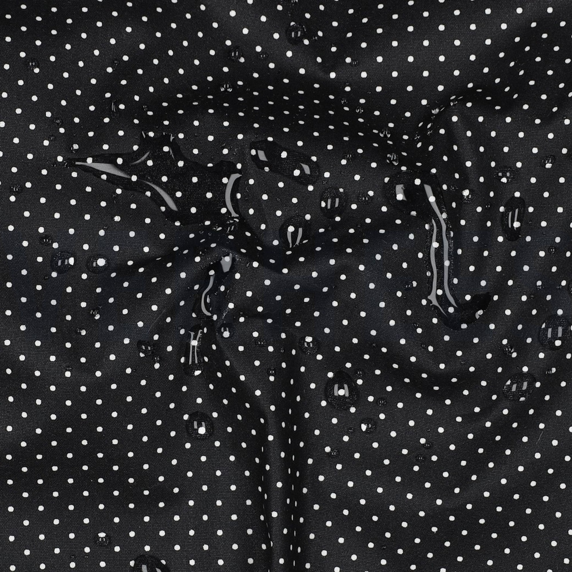 BESCHICHTETE BAUMWOLLE KLEINE PUNKTE SCHWARZ (high resolution) #2