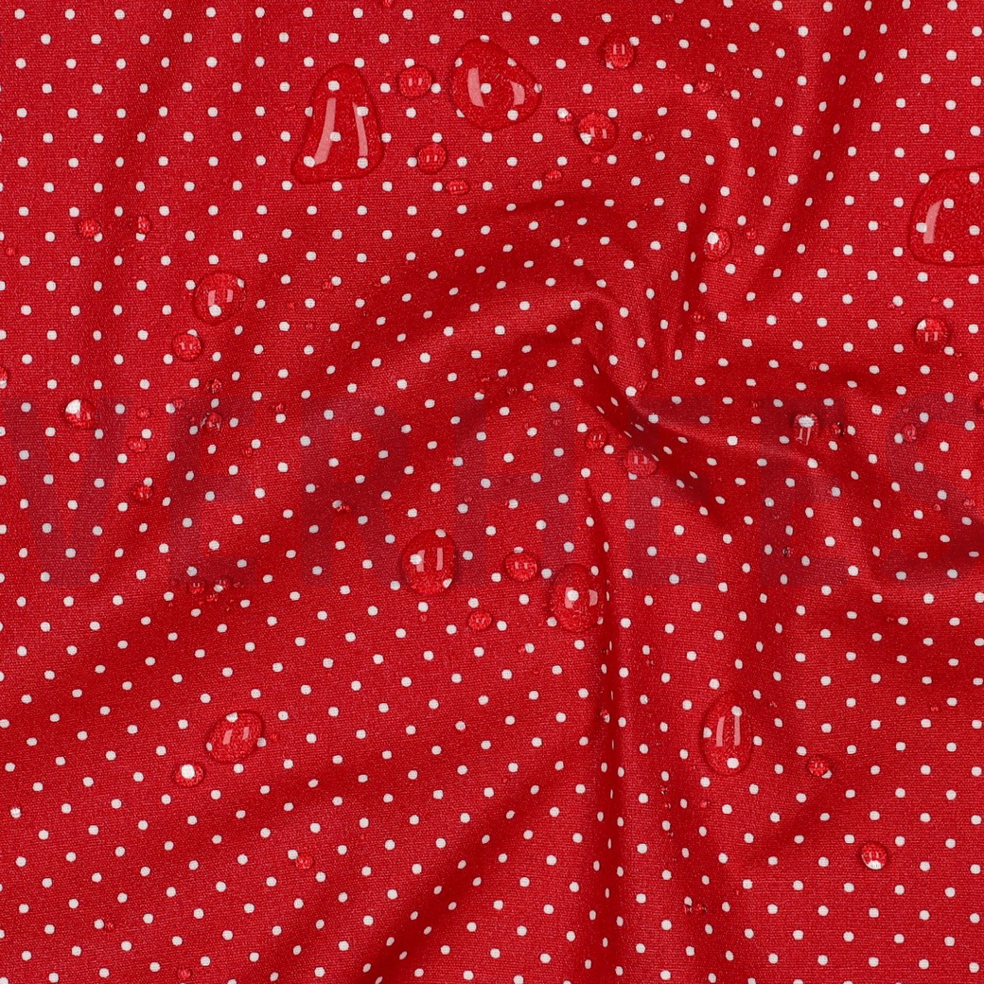 BESCHICHTETE BAUMWOLLE KLEINE PUNKTE ROT (high resolution) #2