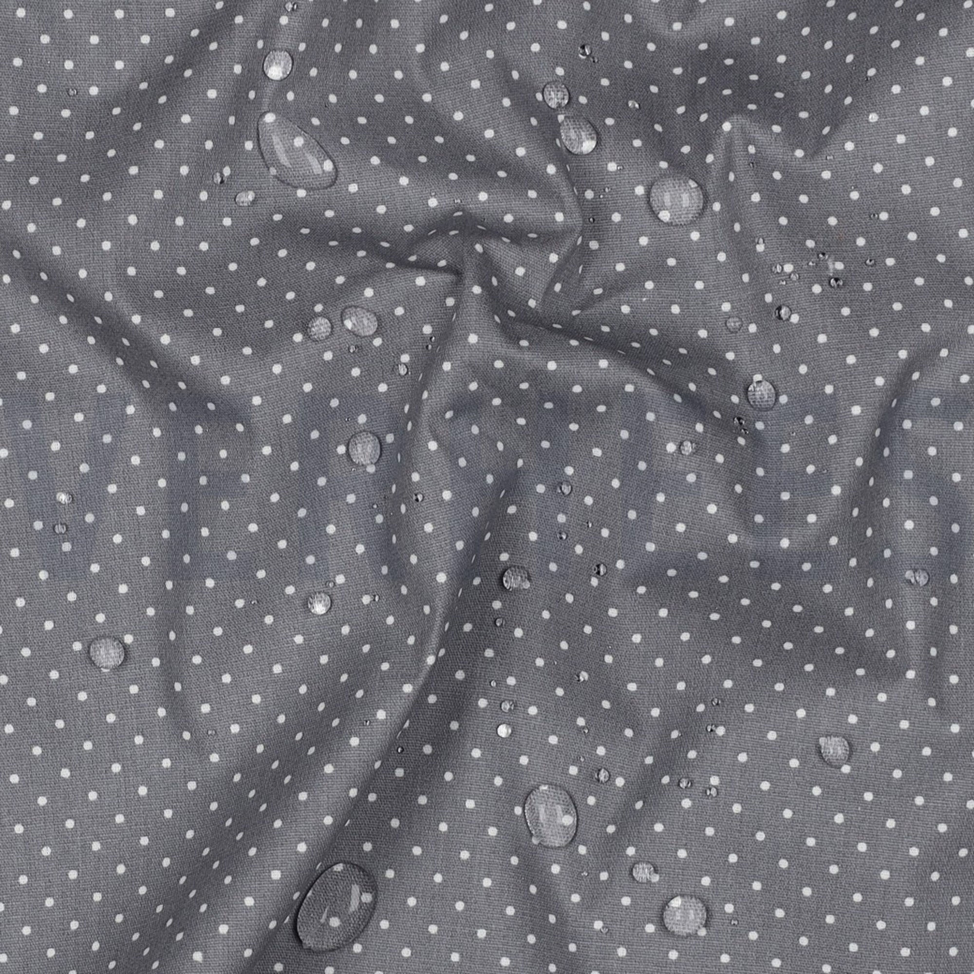 BESCHICHTETE BAUMWOLLE KLEINE PUNKTE GRAU (high resolution) #2