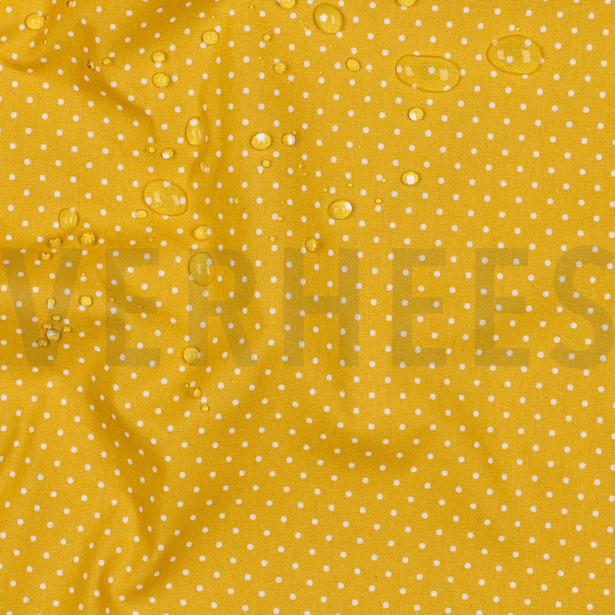 BESCHICHTETE BAUMWOLLE KLEINE PUNKTE GELB (high resolution) #2
