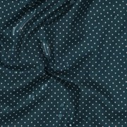 BESCHICHTETE BAUMWOLLE KLEINE PUNKTE PETROL (thumbnail) #2